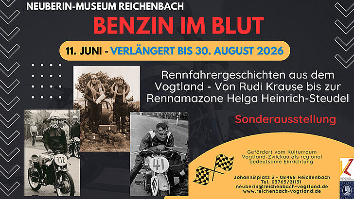 Ausstellung im Neuberin-Museum: Benzin im Blut
