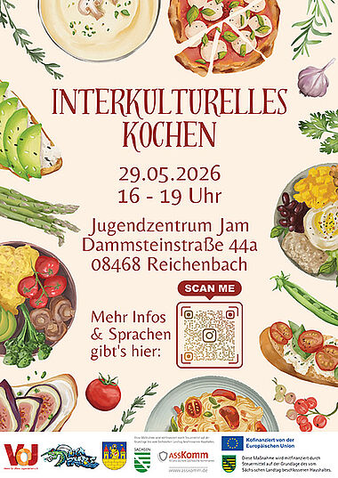 Interkulturelles Kochen am 29. Mai, 16 bis 19 Uhr Interkulturelles Kochen am 29. Mai, 16 bis 19 Uhr