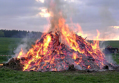 Höhenfeuer am 30. April