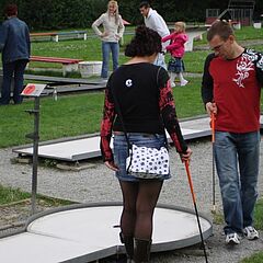 Minigolfanlage im Parkbereich Unterer Bahnhof