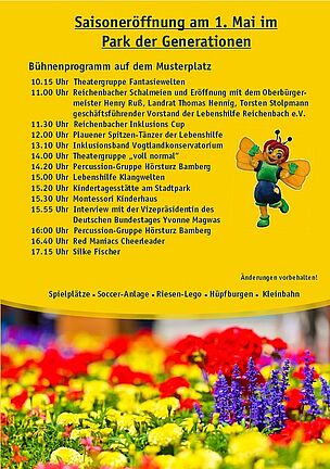 Frühlingsmarkt 1. Mai Programm