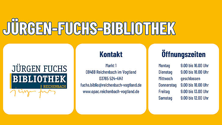 Bibliothek, Kontakt und Öffnungszeiten