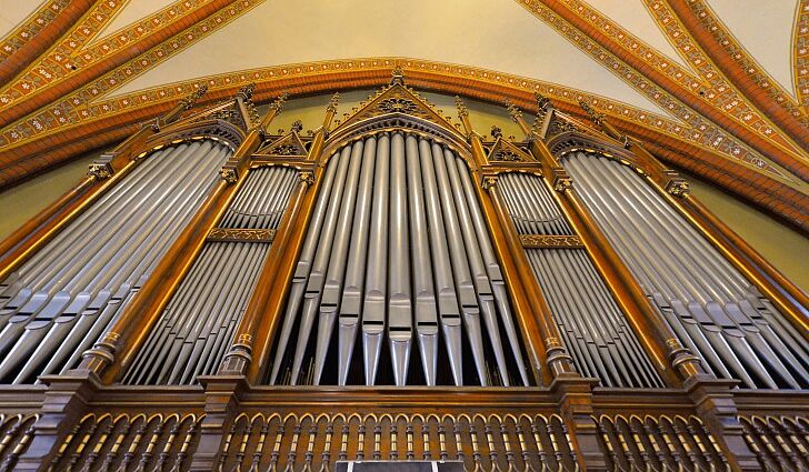 Town Church Mylau with Silbermann Organ