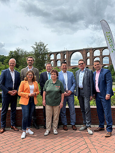 Touristisches Konzept vorgestellt, die Teilnehmer der Pressekonferenz Touristisches Konzept vorgestellt, die Teilnehmer der Pressekonferenz