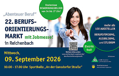 Berufsorientierungsmarkt am 9. September
