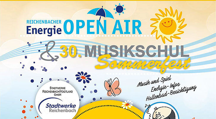 Musikschulsommerfest, Energie open air und Hallenbadbesichtigung