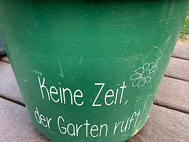 Garteneimer - Keine Zeit, der Garten ruft