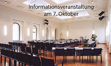 Blick in den Ratssaal Blick in den Ratssaal
