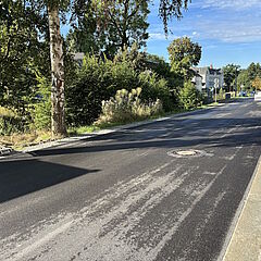 fertiggestellte Straße