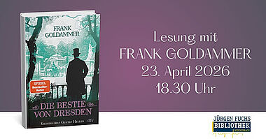 Lesung mit Frank Goldammer am 23. April