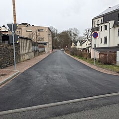 fertiggestellte Fahrradstraße Ende 2024