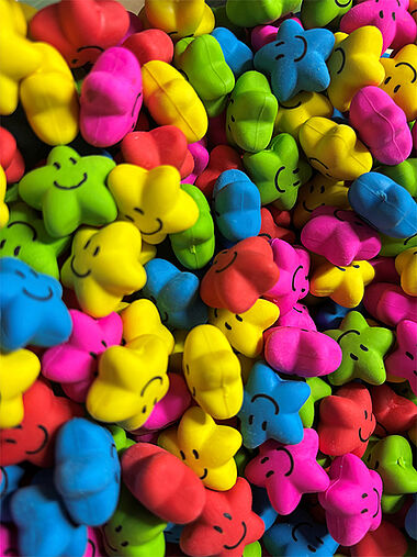 Der Glückwunsch des Oberbürgermeisters an jeden Reichenbacher Schulanfänger enthält einen kleinen Sternen-Radiergummi.