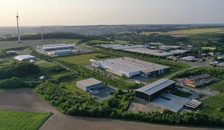 Arial view of industrial area PIA I and II