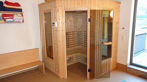 Saunabereich der Kindertageseinrichtungen, welche für Anwendungen nach Kneipp genutzt werden