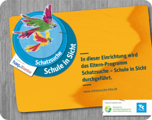 Siegel Schule in Sicht Eltern-Programm Schatzsuche