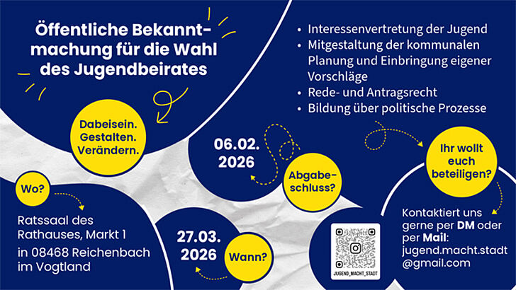 Wahlbekanntmachung Jugendbeirat